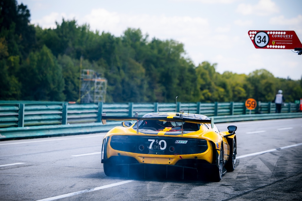 Frederik Schandorff tilbage på IMSA-podiet i Virginia.
(Foto: Inception Racing)